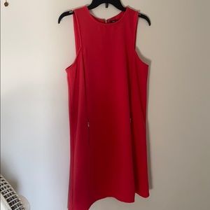 Coral tank top dress